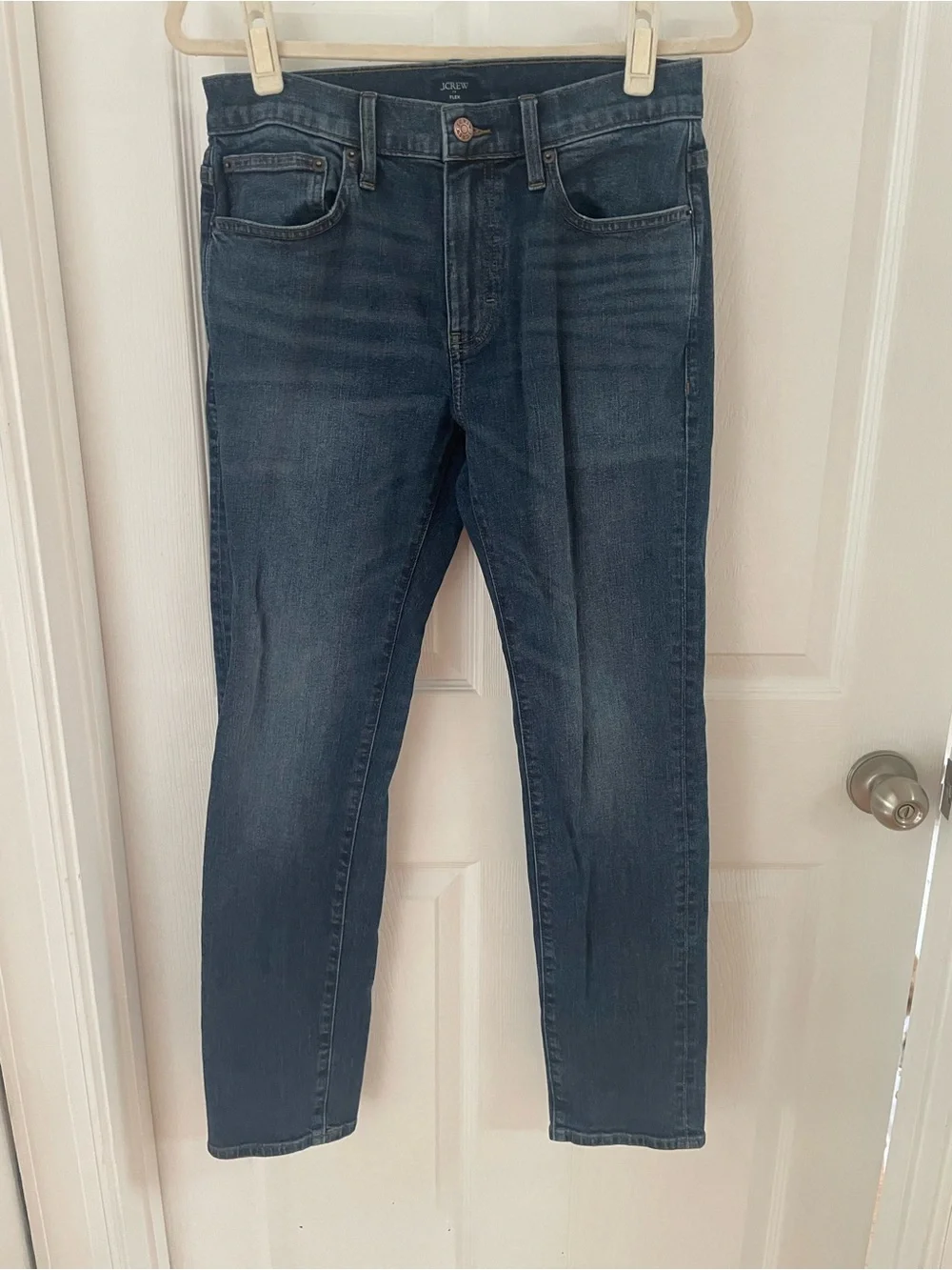 J. Crew Men's Slim Straight Indigo Jeans